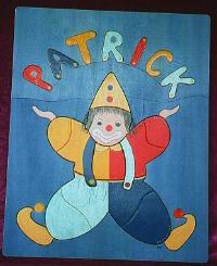 Puzzle Clown am Jonglieren 