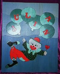 Puzzle Clown mit Ballons