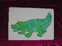 Puzzle Krokodil