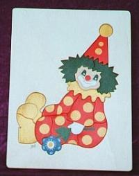 Puzzle Clownkind sitzend